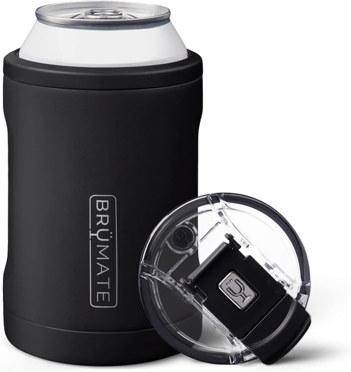 BrüMate Hopsulator Duo keeps a 12oz can icy cold from first sip to last.