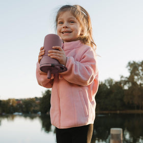 BrüMate Leap silicone sleeve protects the tumbler and adds a customizable look.