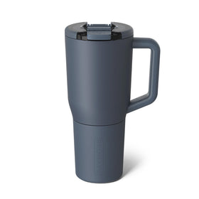 BrüMate Müv 35oz mug in Nightfall Blue with insulated wall for hot or cold drinks on the go