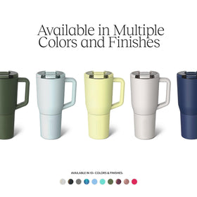 BrüMate Müv 35oz MagFlip closure opens smoothly for easy lid access.