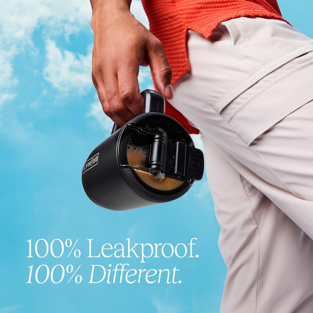BrüMate Müv OctaLock lid offers eight sipping positions