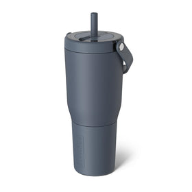 BrüMate Resa 35oz leakproof tumbler with handle in Nightfall Blue, ideal for on-the-go sipping