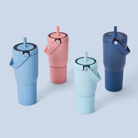 Dark Aura BrüMate Resa travels easily in cup holders for on-the-go hydration