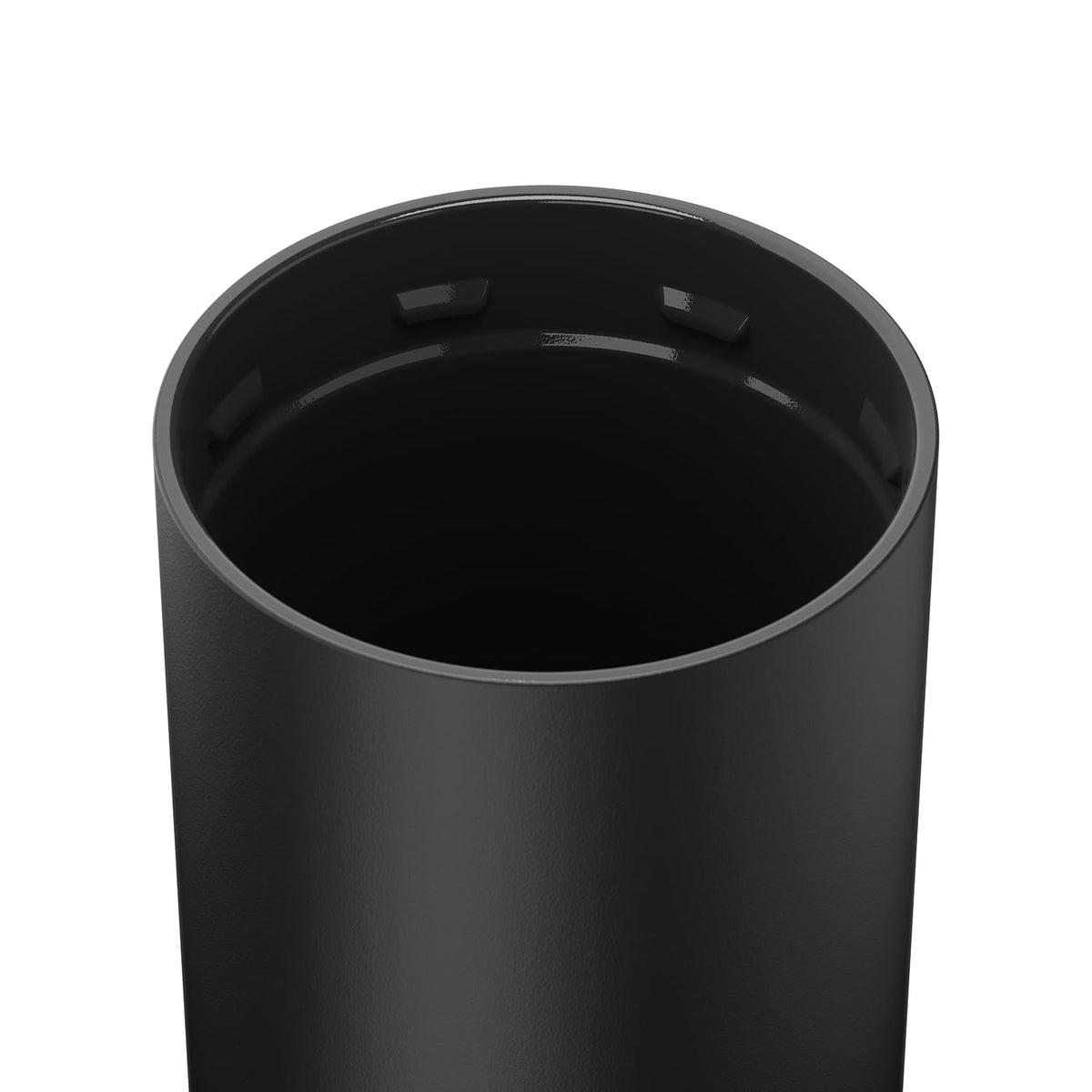 BrüMate Strova ceramic interior close-up highlighting PureSip lining for clean taste