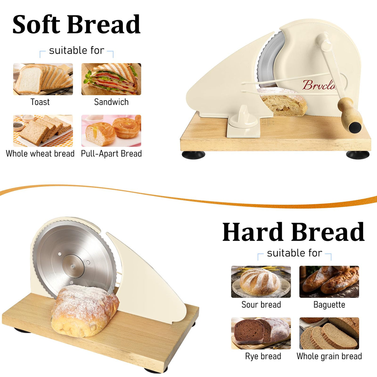 Brvclon compact design fits small kitchens for easy storage.