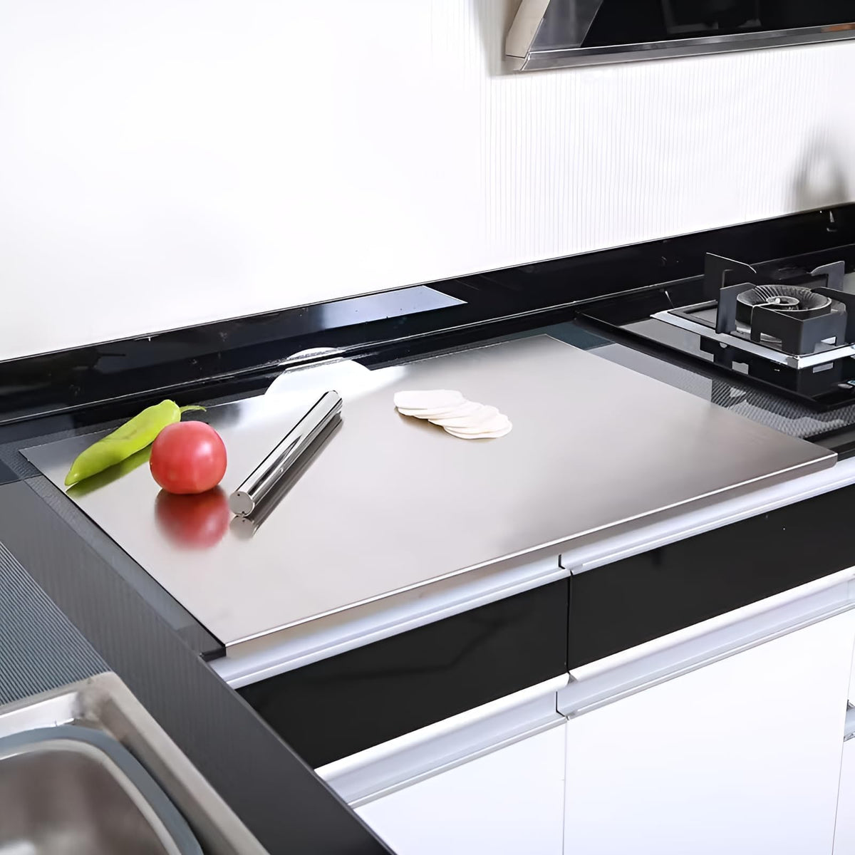 bscsqld cutting board compact on counter demonstrates space saving design