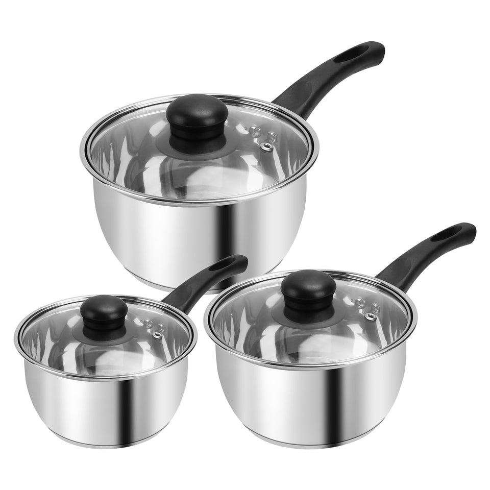 BSDLZCH 1QT pot with lid for quick sauces and simmering.