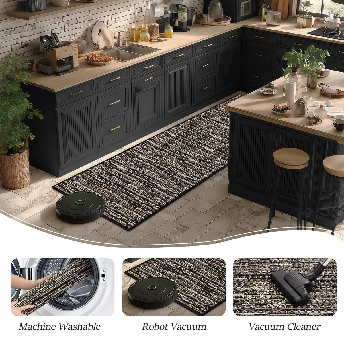 BSICPRO washable mats are easy to launder for quick refreshes.