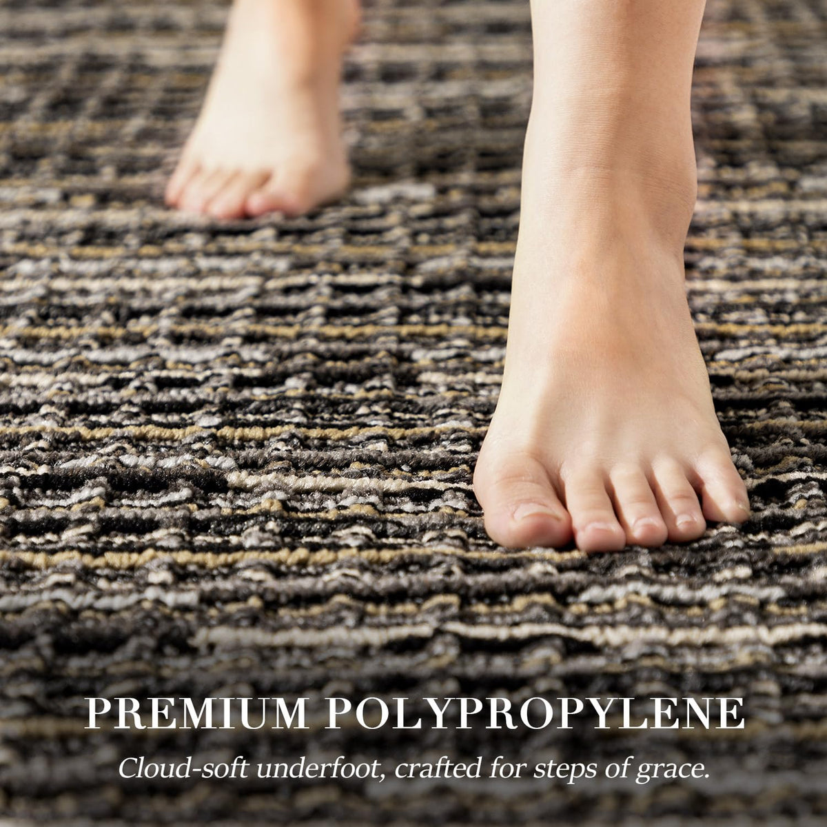BSICPRO non-slip backing TPR keeps floors secure on tile, wood, and vinyl.