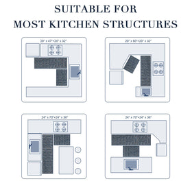 BSICPRO stain-resistant materials help keep kitchens clean and tidy