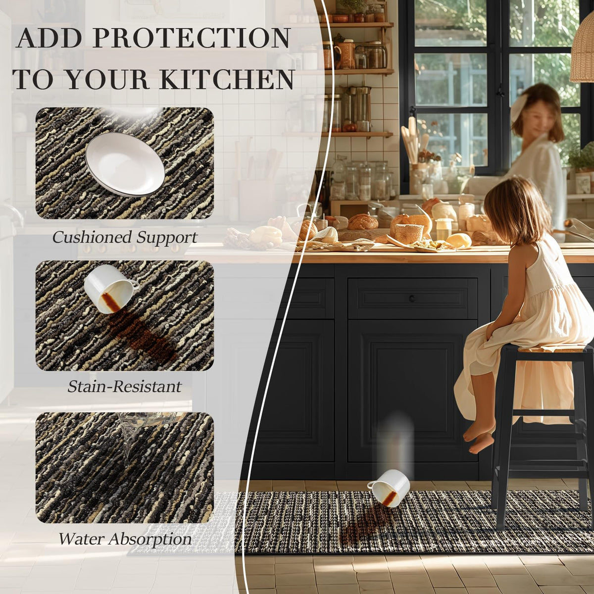 BSICPRO stain-resistant fabric simplifies cleanup after spills and splashes.