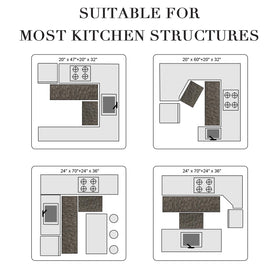 BSICPRO thick cushioned surface reduces foot fatigue during long tasks.