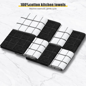BSKSSK kitchen towels absorbent waffle weave for quick drying