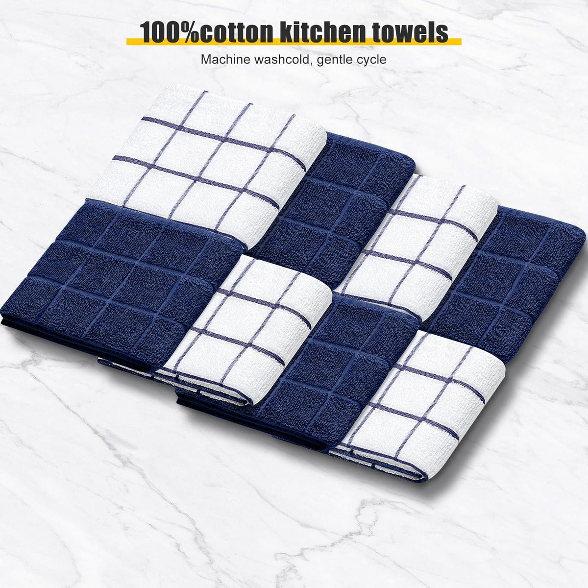 BSKSSK large kitchen towels offer quick absorbency and fast drying after washing