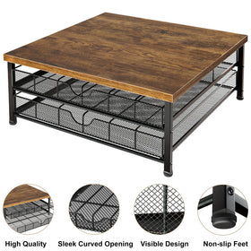 BSTSLL black coffee station organizer complements modern counters