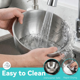 BSTUR durable kitchen bowls suitable for camping and picnics.