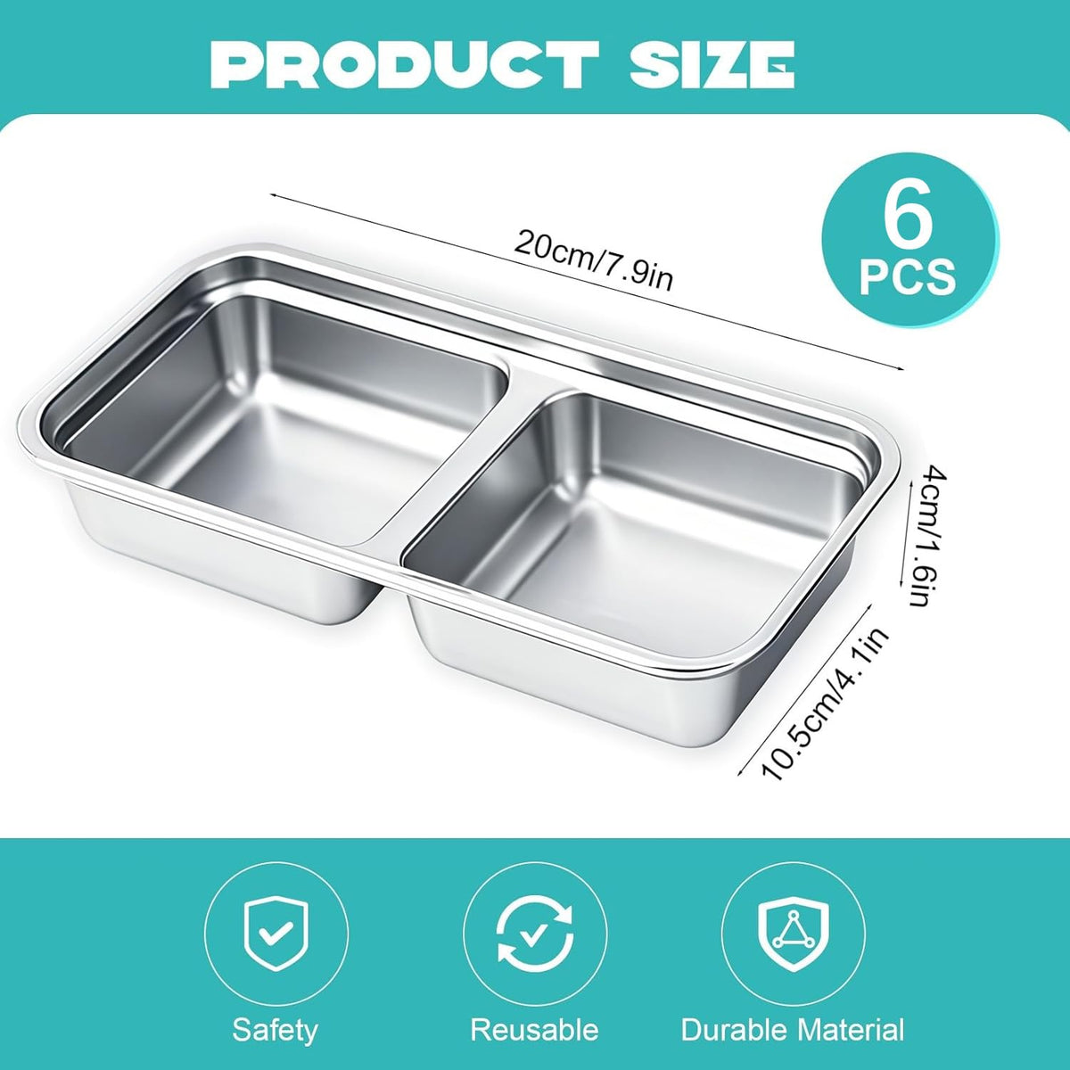 BSTUR snackle box with two compartments keeps foods separated and organized