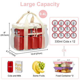 BTOOP lunch bag features 180 wide opening for easy packing and quick access
