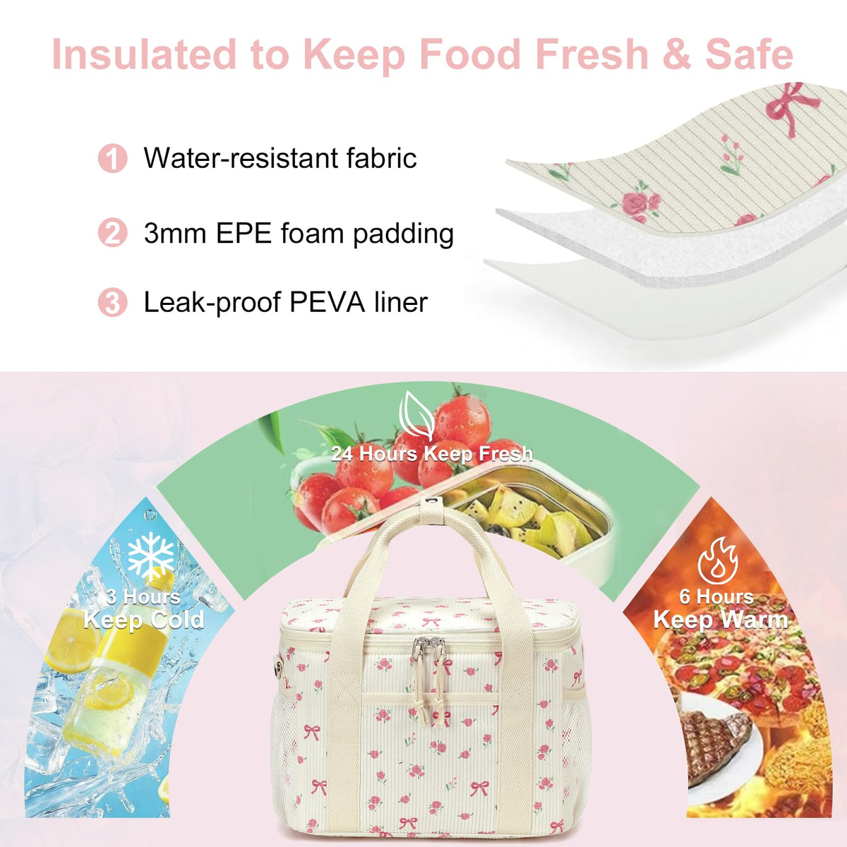 BTOOP corduroy outer is water resistant for outdoor lunches and picnics