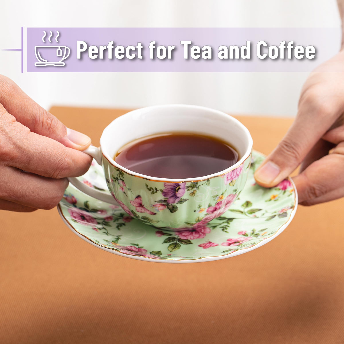 BTaT colorful floral teacups highlight vibrant patterns for gifting