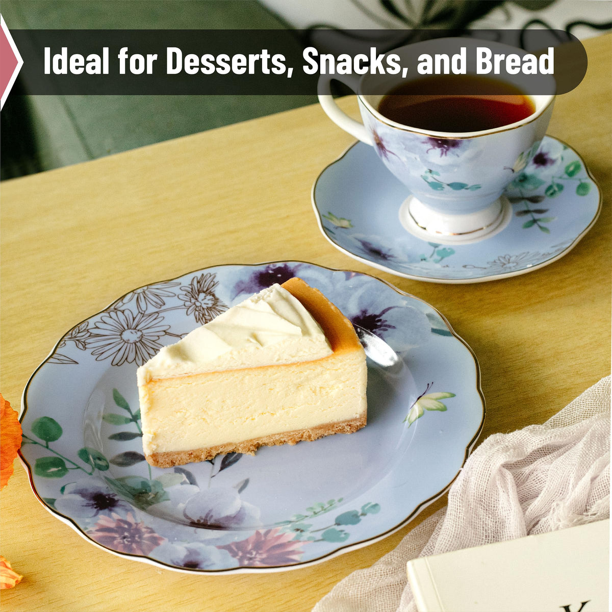 BTaT floral plates offer versatile dining and decorative use
