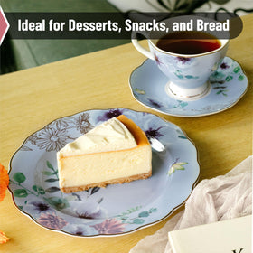BTaT floral plates offer versatile dining and decorative use