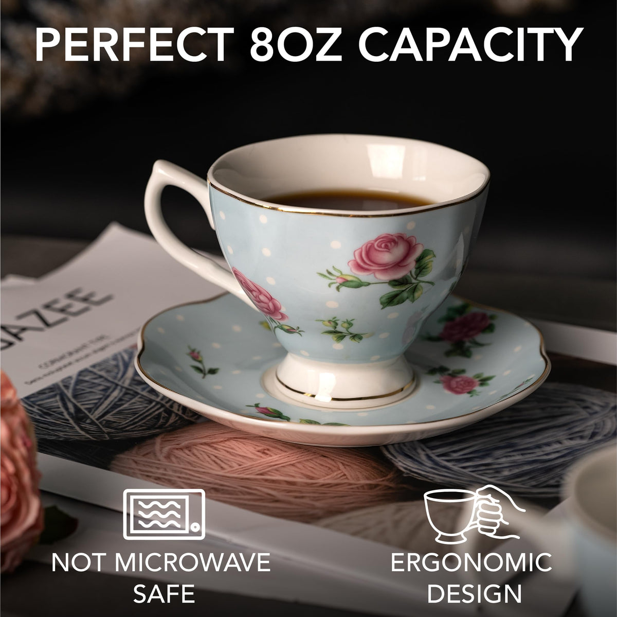 BTaT smooth gloss finish resists chipping for long-lasting tableware