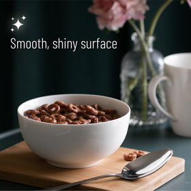 BTaT white serving bowls ideal for pasta, salads, and family meals.