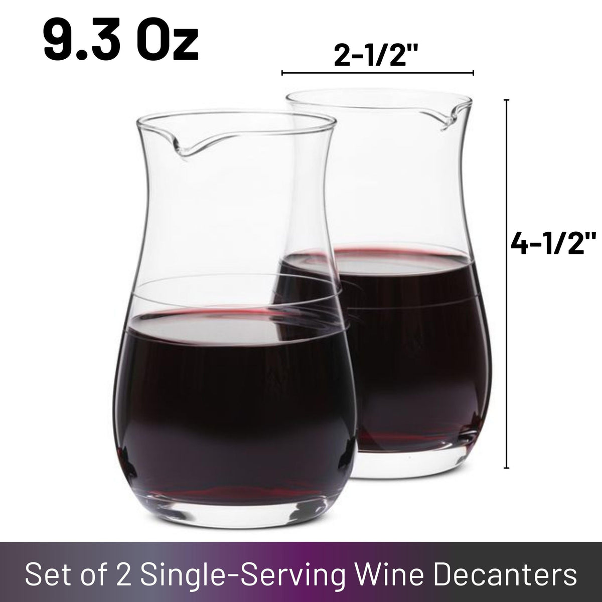 BTaT wine decanter aerate illustrates enhanced aroma release for richer notes.