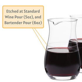 BTaT wine decanter crystal-detail highlights lead-free crystal quality.