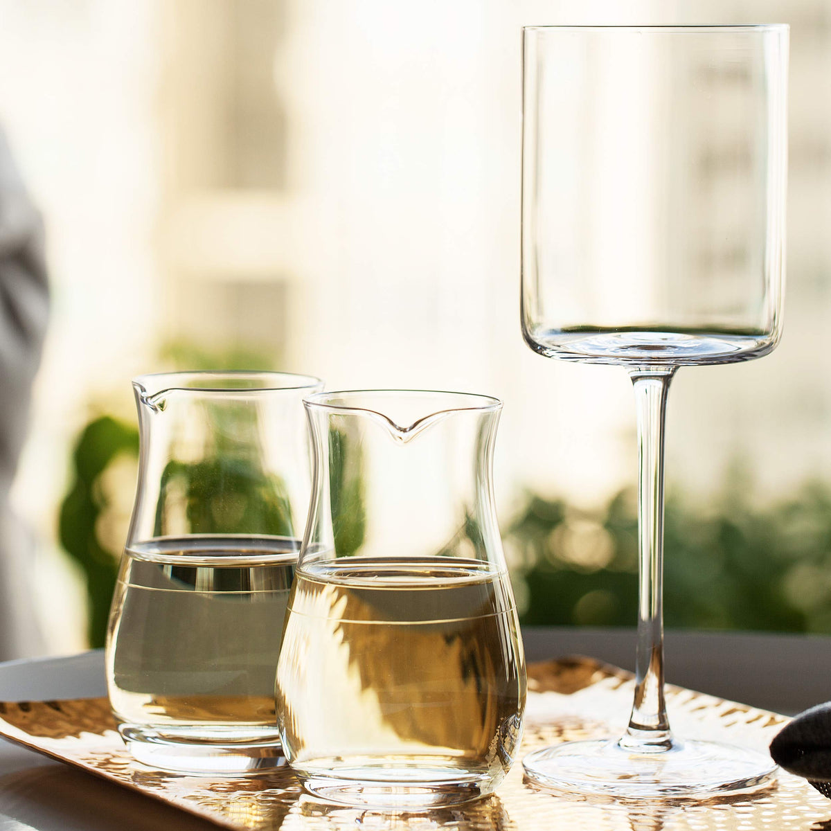 BTaT wine decanter set-of-2 shows a compact two-piece service for tastings.