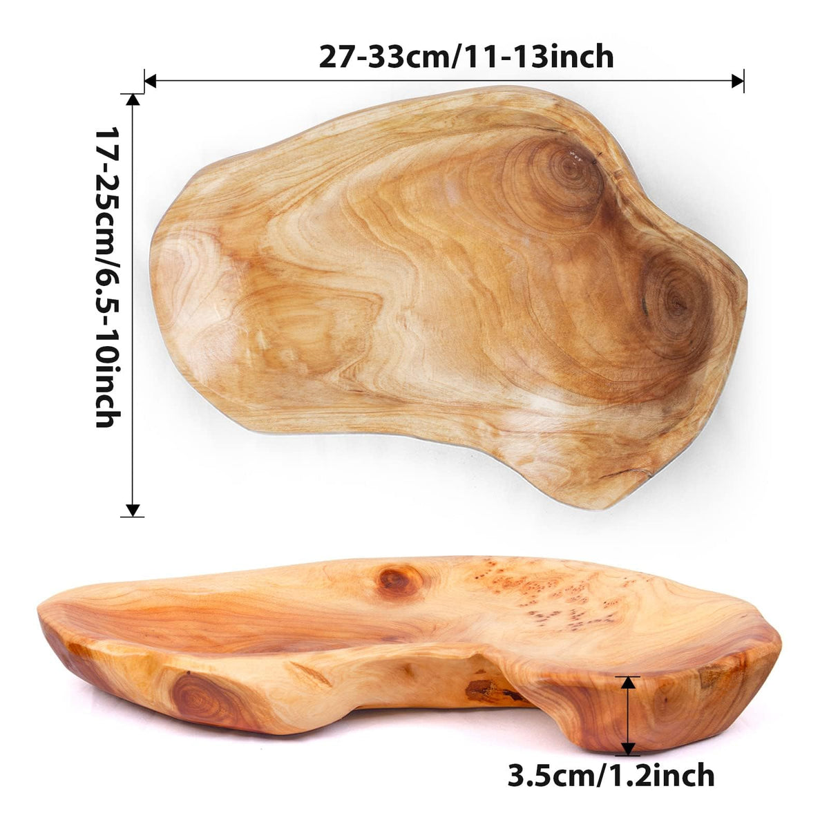 BTEOBFY wood tray decor and display piece for stylish surfaces.