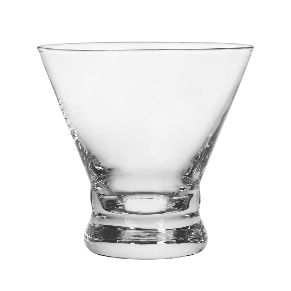 BTGLLAS martini glasses with heavy base for stability