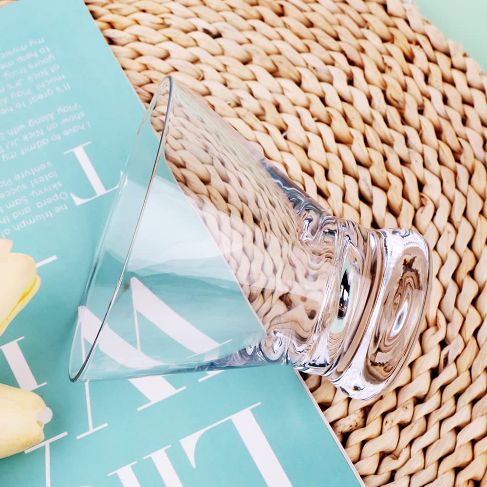 BTGLLAS lightweight, dishwasher-safe martini glasses for cleanup