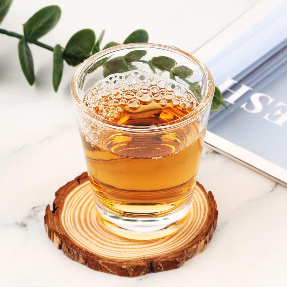 Sturdy BTGLLAS base reduces tipping during toasts