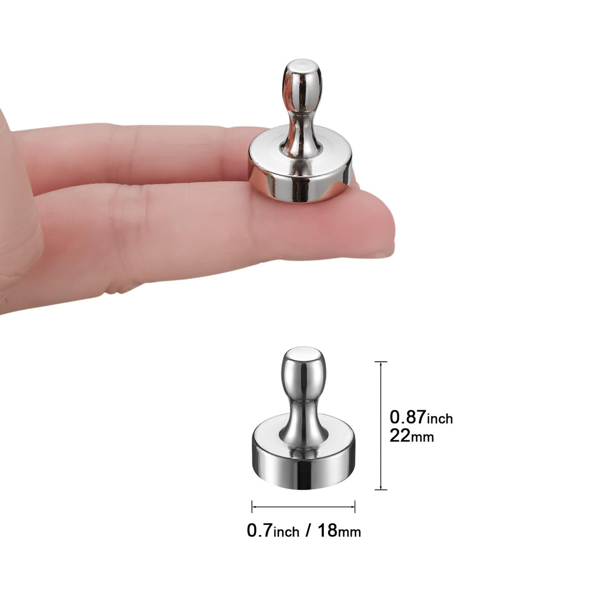 BTLIN magnets secure papers on a refrigerator surface with a clean look