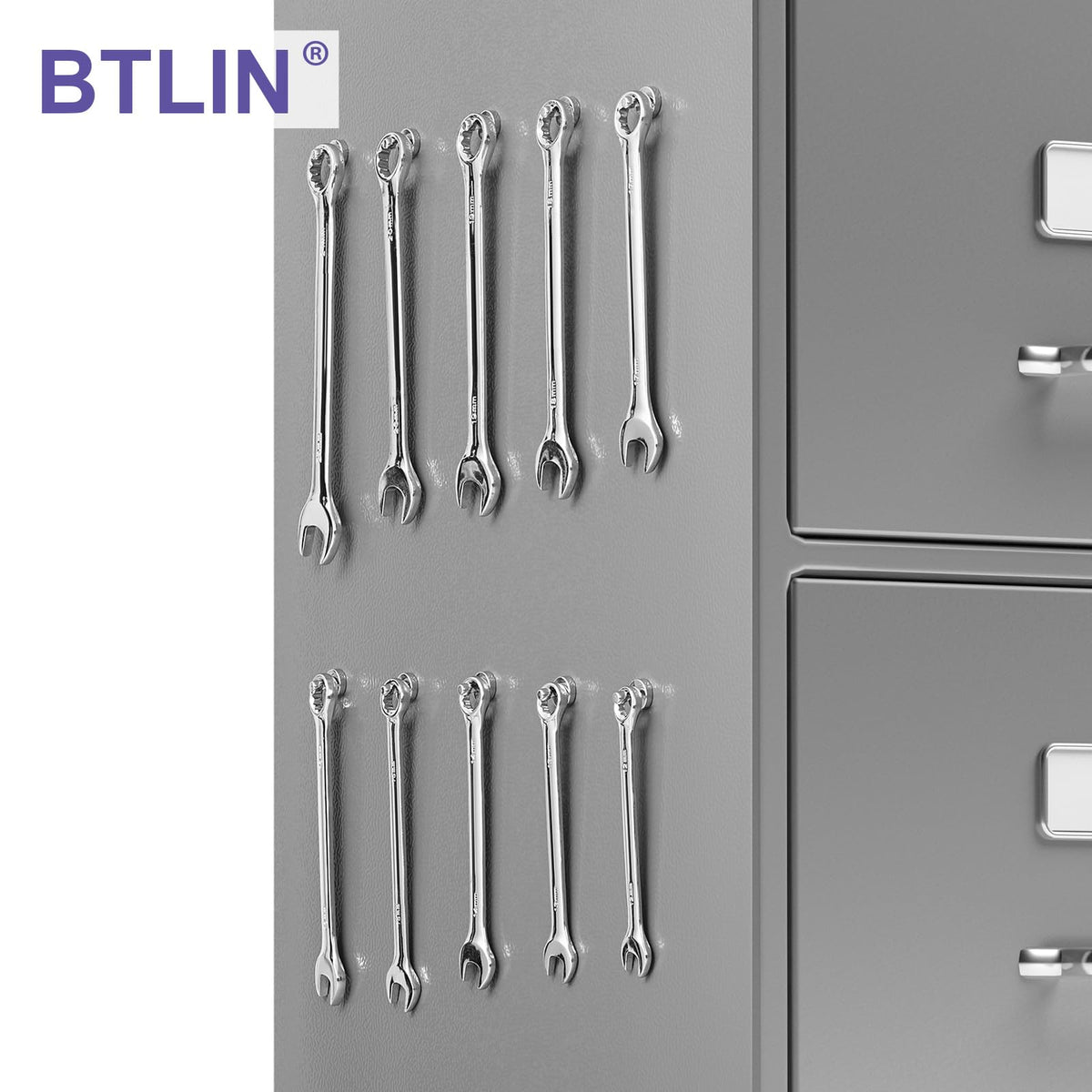 BTLIN magnets attach securely to whiteboards and bulletin boards