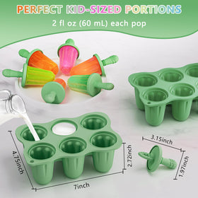 btrfe popsicle mold easy-release twist frees frozen treats