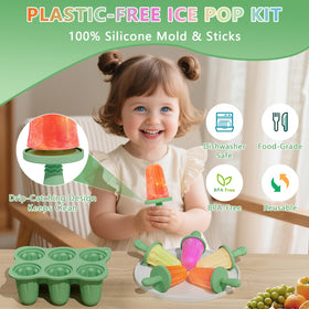 btrfe popsicle mold leak-proof lid prevents sticky messes