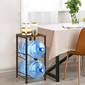 BTY space-saving water rack maximizes vertical storage