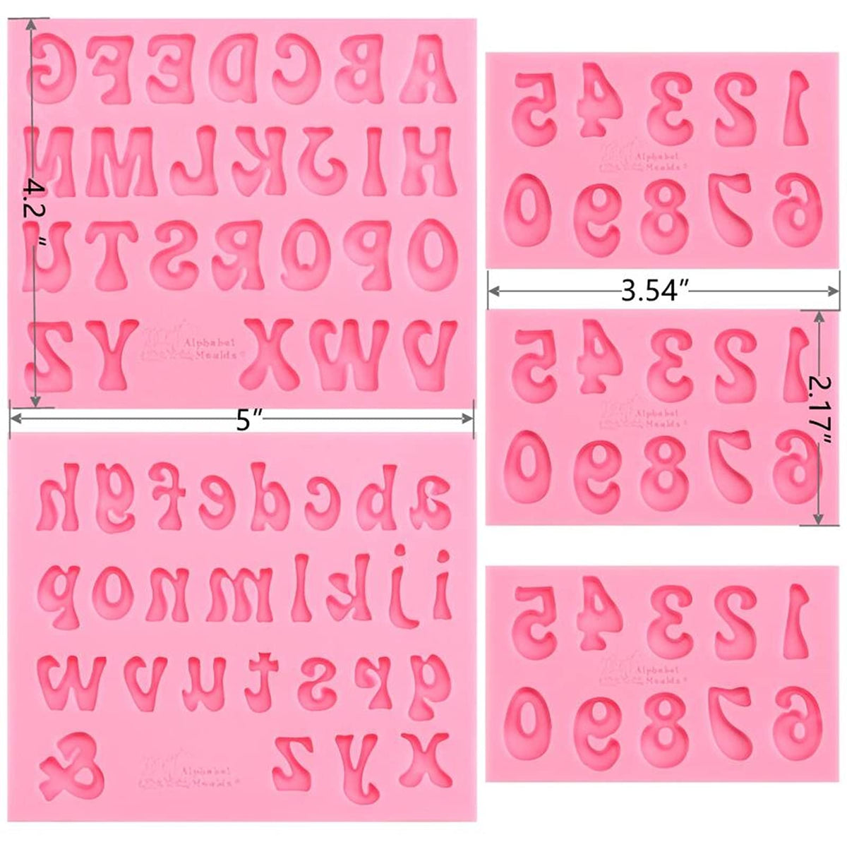 BTYMS number mold 0-9 for custom treats and labels