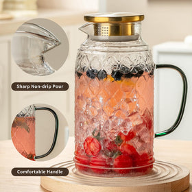 Clear borosilicate glass for clean, versatile beverage service