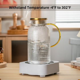 Buaic pitcher is dishwasher-safe and fridge-friendly for easy cleanup.