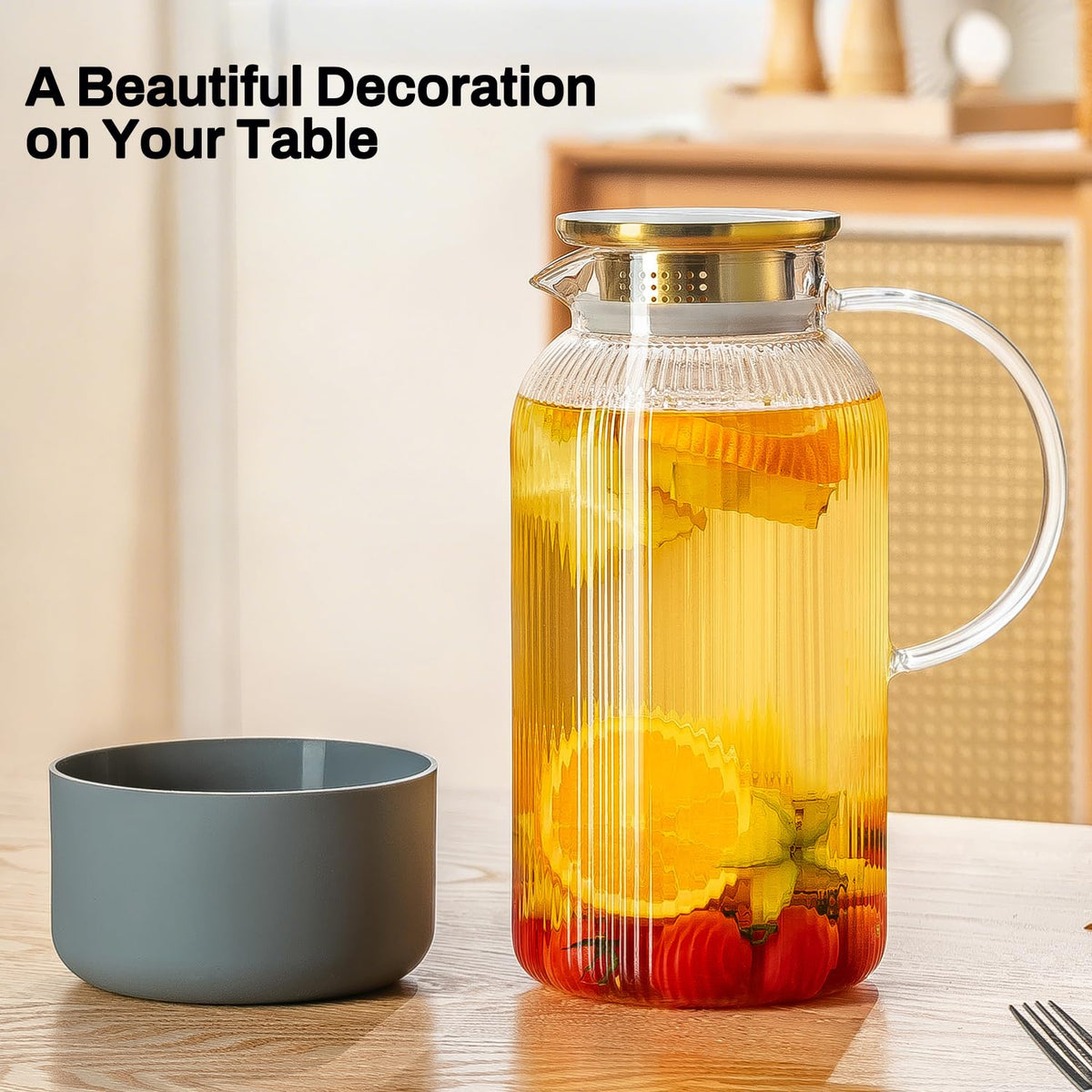 Buaic heat-resistant borosilicate glass suitable for fridge and stove