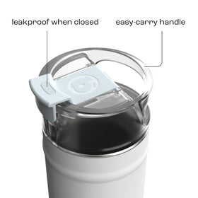 Bubba 32oz Dualsip bottle leakproof lid prevents spills during travel.
