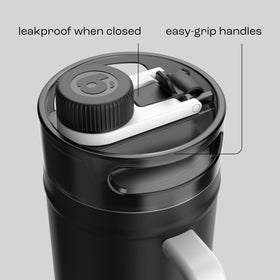 Bubba leakproof design prevents spills during travel