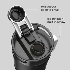 Bubba 52 oz insulated bottle keeps drinks cold for hours