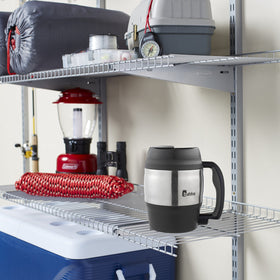 Bubba BPA-free construction with stainless steel band resists dents.