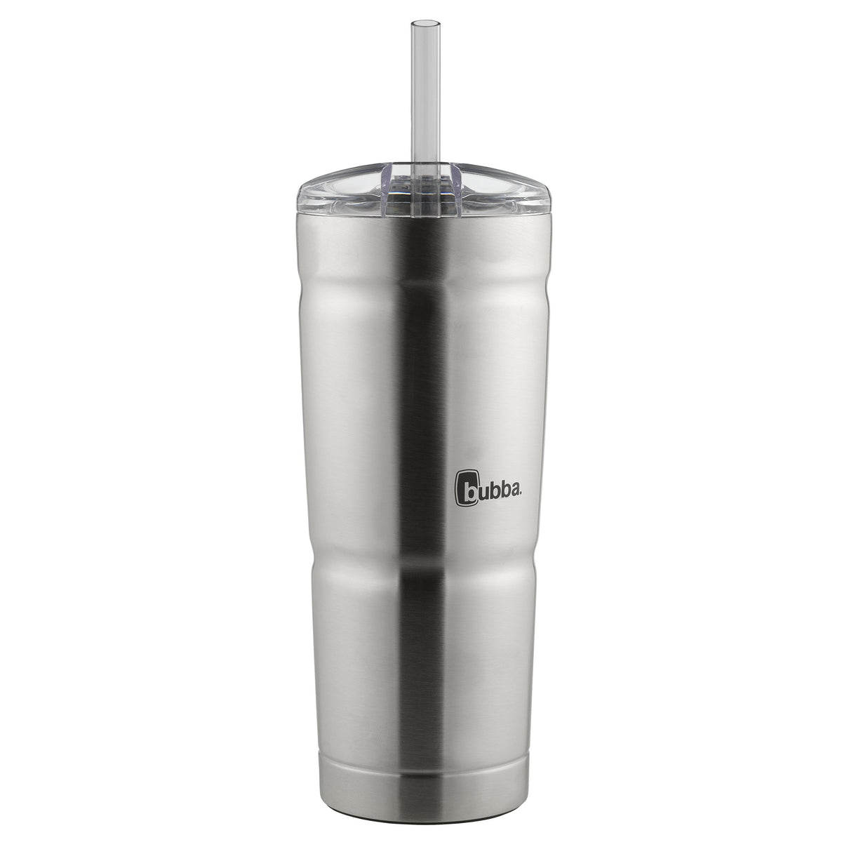 Bubba Envy 24oz tumbler with stainless steel body and straw, keeps drinks cold.