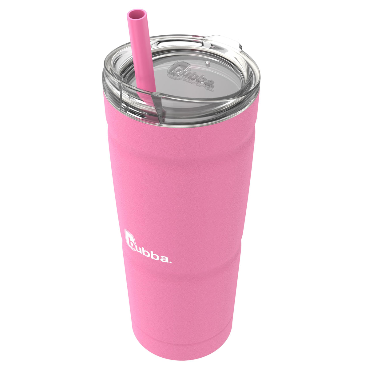 Stainless steel body with double-wall insulation preserves beverage temperature